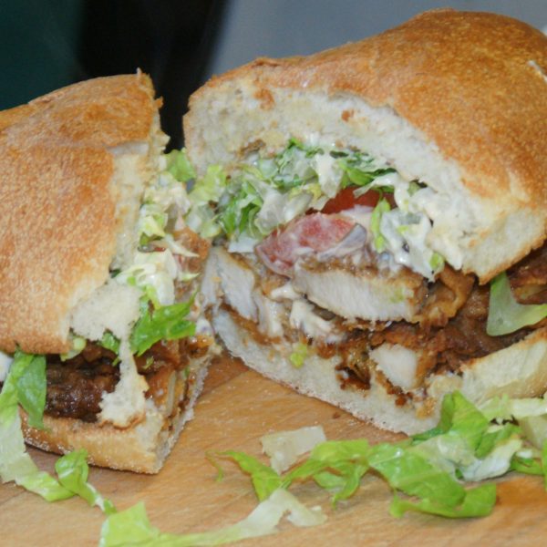 Southern Fried Chicken Finger Poboy