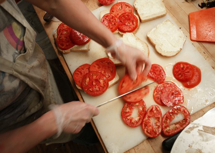 Tomato Sandwich. It's summertime.