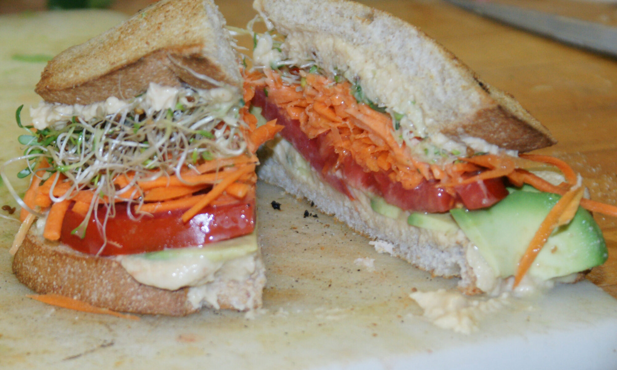 Vegan Hippy Dippy sandwich